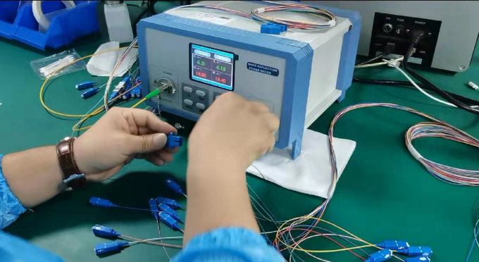 نتیجه آزمون ILRL برای کانکتورهای فیبر نوری