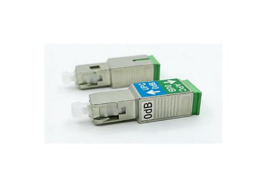 کیفیت  SC APC Fixed Variable Fiber Optic Attenuator Strong Tensile Resistance For GPON Network کارخانه
