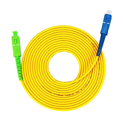SC LC 0.9 2.0 3.0mm وصله سیم فیبر نوری حالت تک برای داخل ساختمان