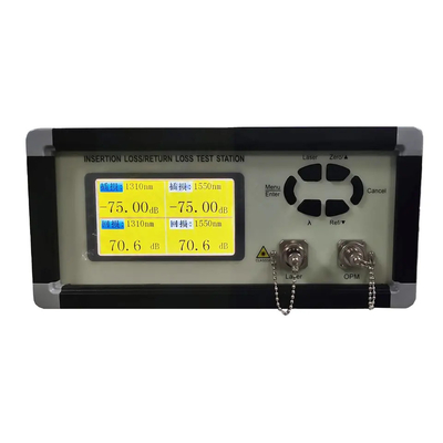 دستگاه تستر ضرر برگشتی 3 کیلوگرمی EXW FTTH AC260V درج فیبر نوری با دقت بالا