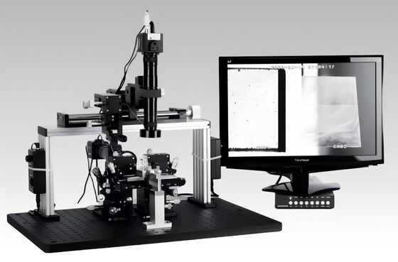 CLX دقت بالا ± 0.1μm PLC هفت محوری سیستم اتصال قطبی خودکار دوقلو تجهیزات تراز فیبر برای ارتباطات نوری