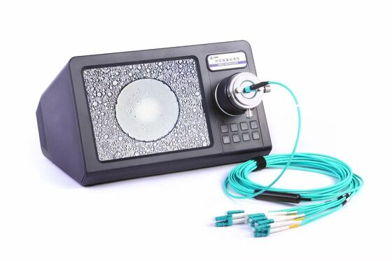 Chuanglixun CLX-MU9202 MPO Polarity Tester برای 12/24/48 Core MPO/MTP فیبر نوری سیم های پچ با 110V/220V قدرت و قطب تجزیه و تحلیل