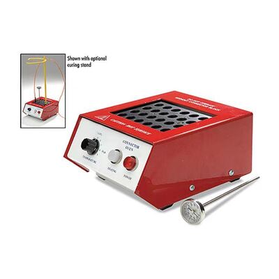 CLX-D02 اجاق خشک کن اپوکسی فیبر نوری برای 100 فرول سرامیکی با محدوده دمایی 20 تا 300 درجه سانتیگراد و دقت 1 درجه سانتیگراد