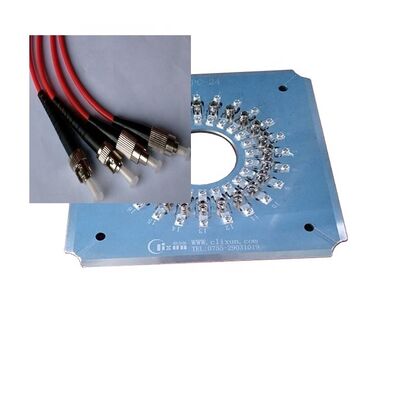 فابریکهای پولیش فیبر S136 فولاد ضد زنگ سخت شده برای کانکتورهای ST با 24 کانکتور در یک چرخه و از دست دادن ورودی ≤0.20dB