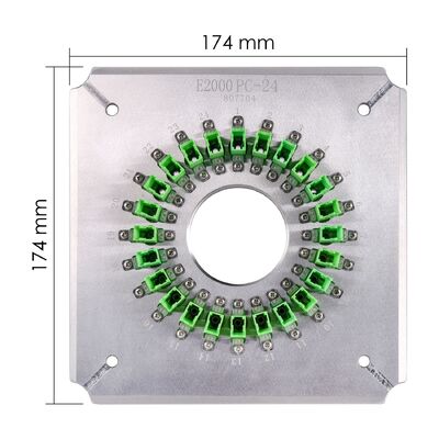 E2000/APC20 لوله ی پولیش فیبر نوری پورت برای استفاده FTTH با فولاد ضد زنگ S136
