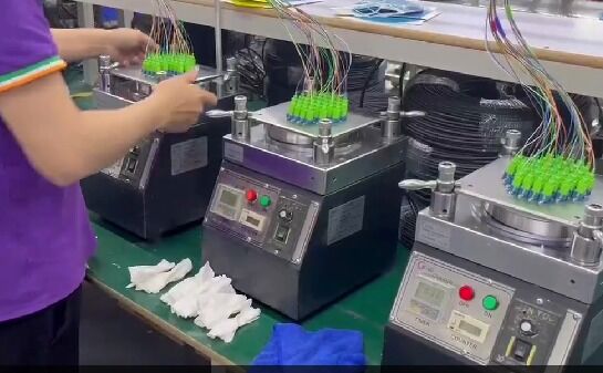 48 پورت LC PC فیبر نوری پولیشینگ جیگ با فولاد ضد زنگ سخت برای آسیاب با کارایی بالا