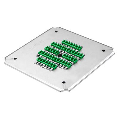 LC APC یونیورسال 24 موقعیت پولیشینگ فکسچر با فولاد ضد زنگ S136 برای پولیش فیبر نوری با کارایی بالا