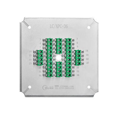 LC APC یونیورسال 24 موقعیت پولیشینگ فکسچر با فولاد ضد زنگ S136 برای پولیش فیبر نوری با کارایی بالا