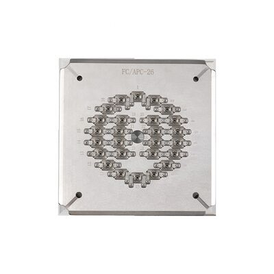 26 پورت اف سی APC فیبر نوری پولیشینگ نصب با فولاد ضد زنگ S136 سخت و فشرده سازی مستقل