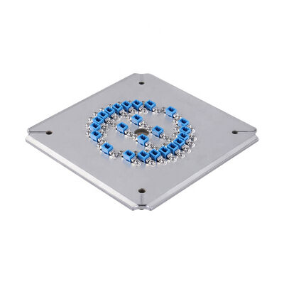 24 هسته LC-APC پولیشینگ فکسچر با فولاد ضد زنگ S2316 برای پولیش فیبر نوری با کارایی بالا