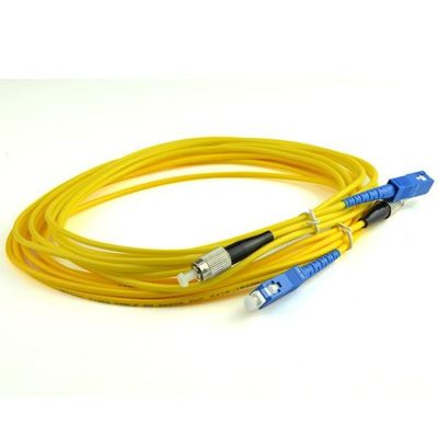 ROHS فیبر نوری فیبر نوری در فضای باز Patch Cord Drop Sc To Fc Patch Cord 3.0mm 2m