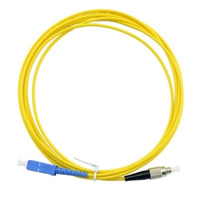 ROHS فیبر نوری فیبر نوری در فضای باز Patch Cord Drop Sc To Fc Patch Cord 3.0mm 2m