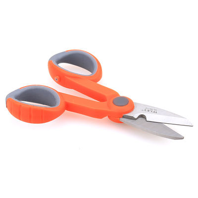 ابزار کابل فیبر نوری نارنجی 14.5 سانتی متر Kevlar Cutter For Jumper Pigtail Fiber