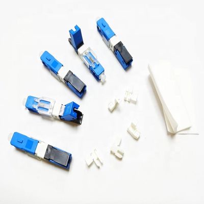 اتصالات فیبر نوری پلاستیکی FTTH ، اتصالات فیبر نوری اتصال سریع 2 * 3 میلی متر