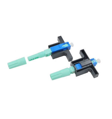 اتصالات سریع فیبر نوری ISO9001 SC UPC برای کابل فیبر FTTH 0.9 / 2.0 / 3.0 mm