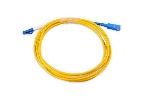 بلوز تک فیبر نوری تک حالت LAN ، تجهیزات تست Sc Lc Fiber Patch Cord