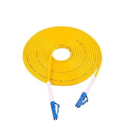 کابل شبکه پچ سیم فیبر نوری LC UPC SM 0.9mm / 2.0mm / 3.0mm قابلیت تبادل پذیری خوب