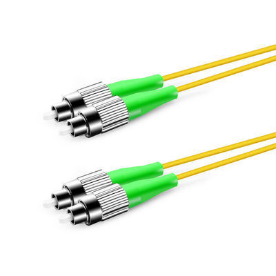 SM 9/125 Zipcord Simplex فیبر نوری پچ کورد FC APC برای شبکه FTTH FTTB FTTX