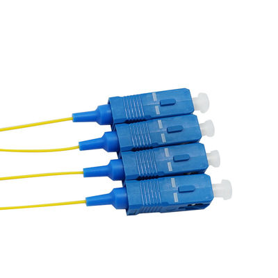 کابل Pigtail فیبر نوری فیبر نوری دو طرفه 0.9 میلی متری 0.9 میلی متر