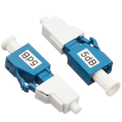 LC / UPC 5dB Simplex SM Attenuator فیبر نوری MM 1300nm طول موج