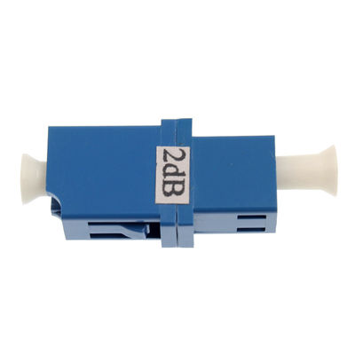 LC / UPC Flange 5db Attenuator فیبر نوری زن به زن PDL کم