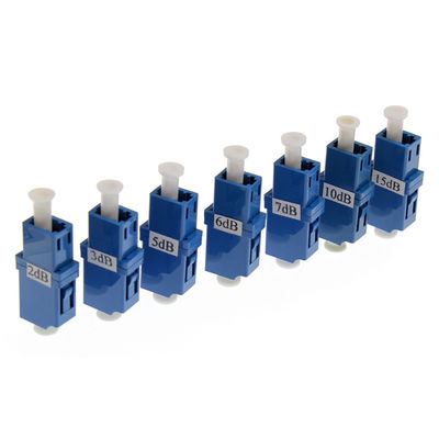 LC / UPC Flange 5db Attenuator فیبر نوری زن به زن PDL کم