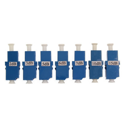 LC / UPC Flange 5db Attenuator فیبر نوری زن به زن PDL کم