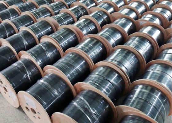 سیم مسنجر در فضای باز FRP ، G657 FTTH 2 4 1 هسته فیبر نوری هسته