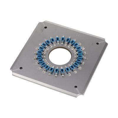 24 اتصال دهنده مربع LC / UPC فیبر نوری کیت فیکسچر کیت عملکرد انعطاف پذیر